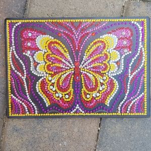 Jeweled Butterfly Soft Leather notebook/journal NW